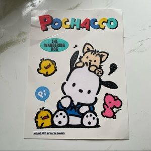 Vintage Pochacco sticker - AS IS - 1996